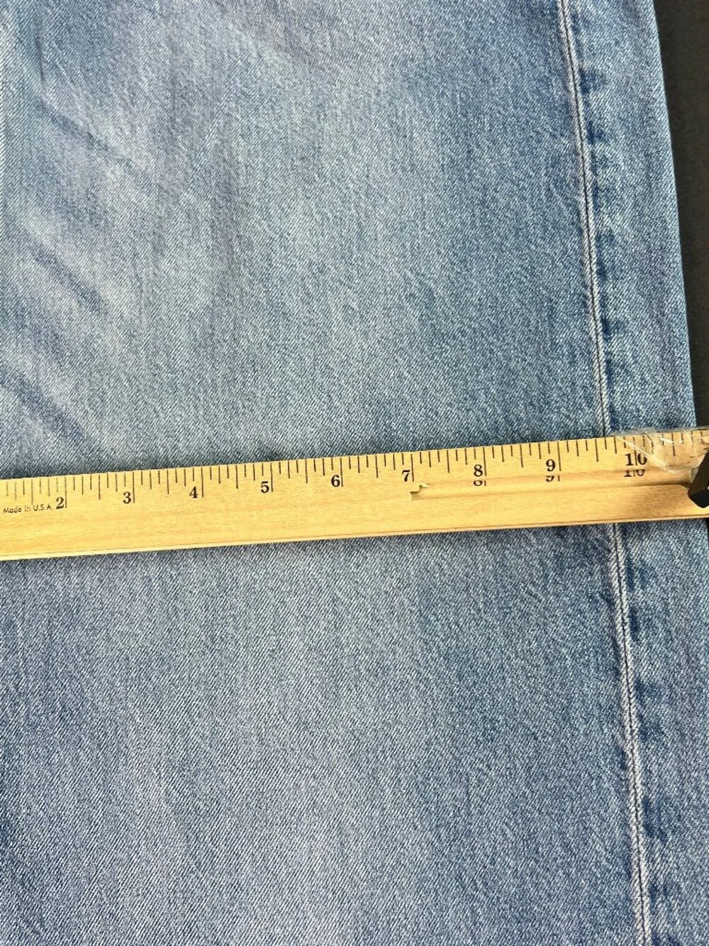 American Eagle Jeans Women's 28x27* Baggy Skater Blue Distressed Denim Tag 4S